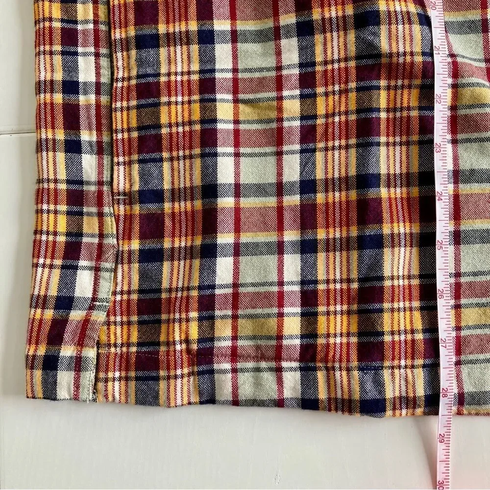 J. Crew Plaid Pullover Shirt